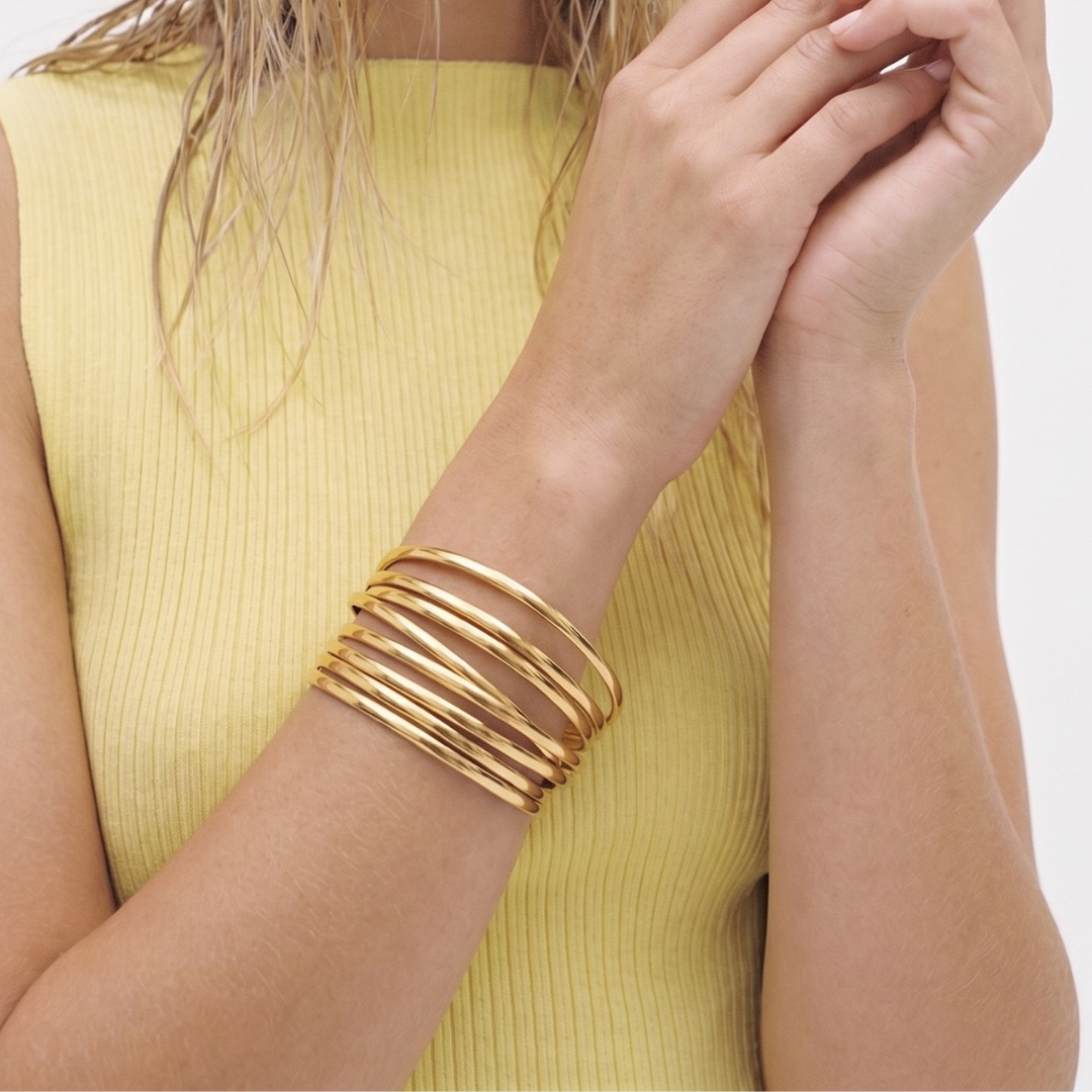 Gold bracelets
