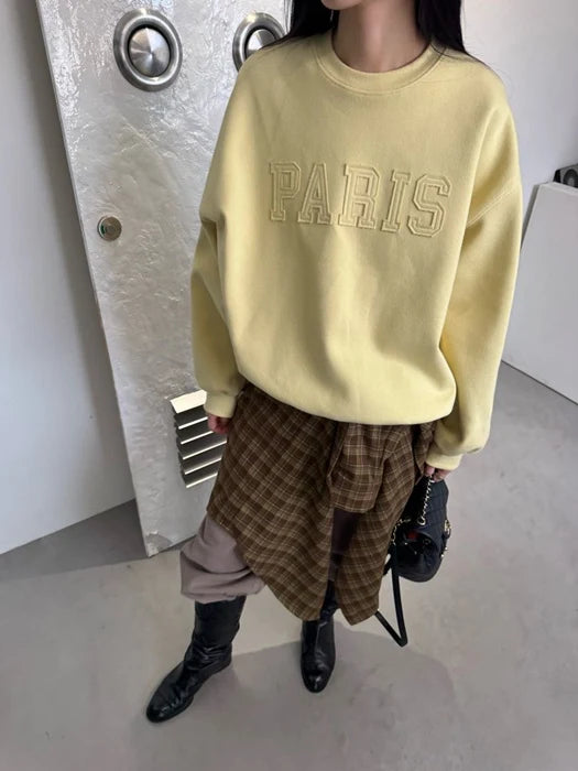 Parijs gepatchte trui