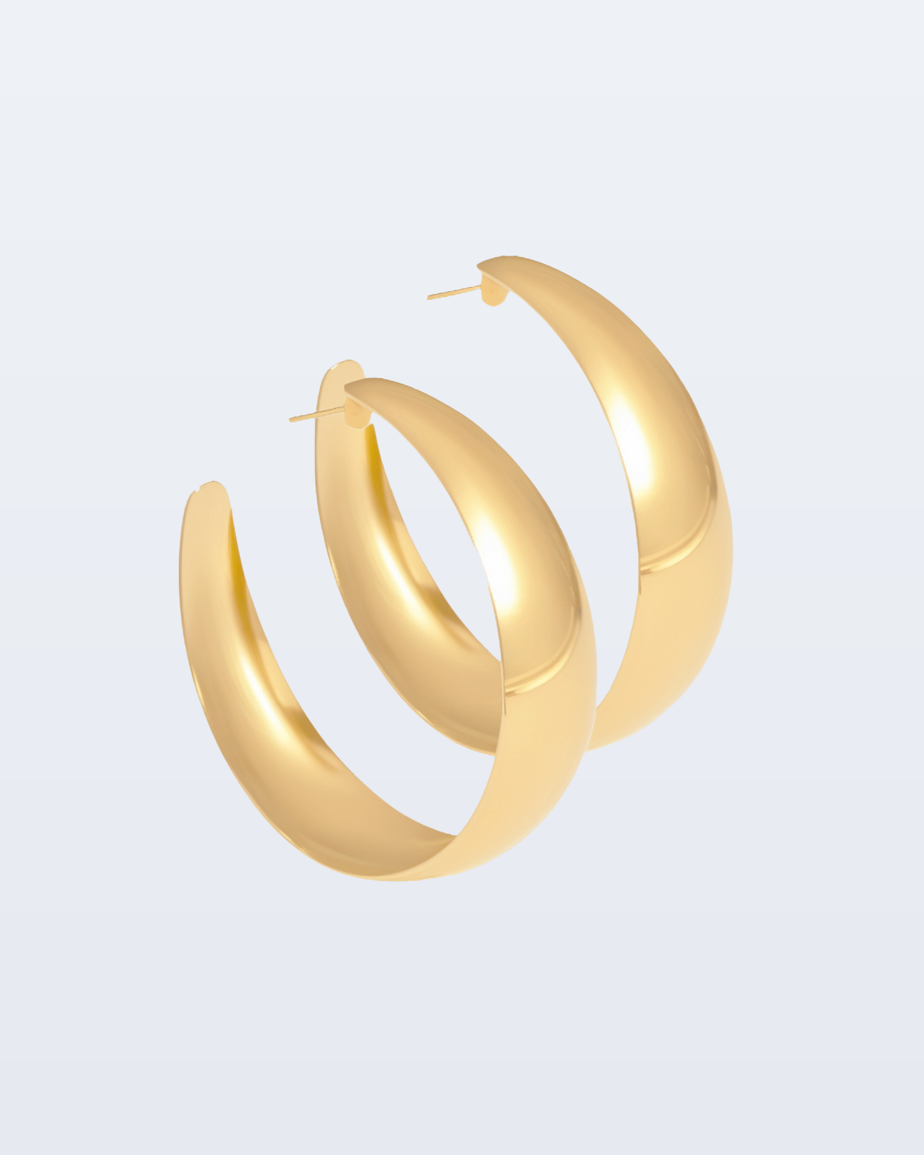 Big hoop earrings