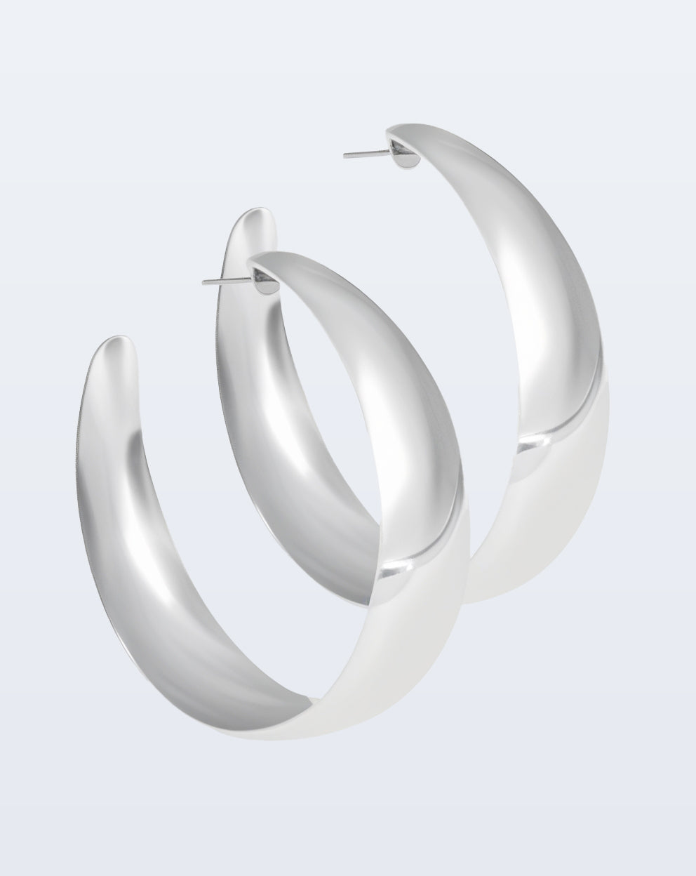 Big hoop earrings big