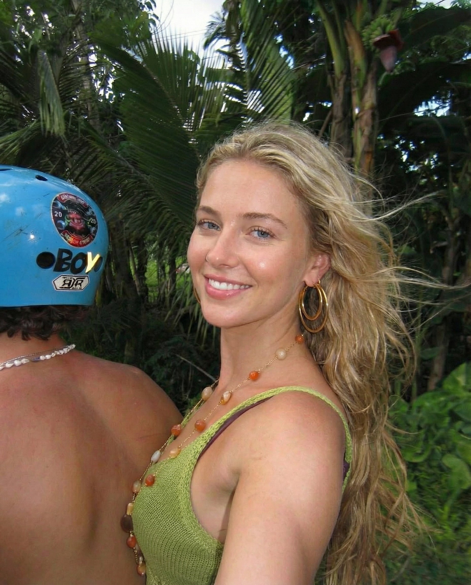 Double hoop earrings