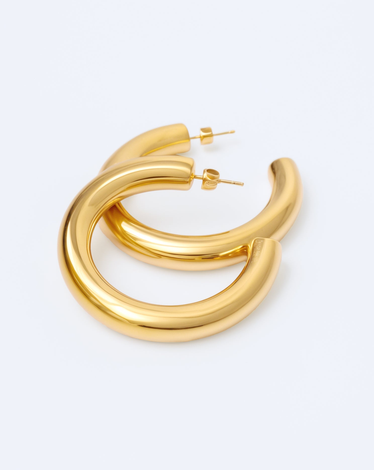 Chunky hoop oorbellen