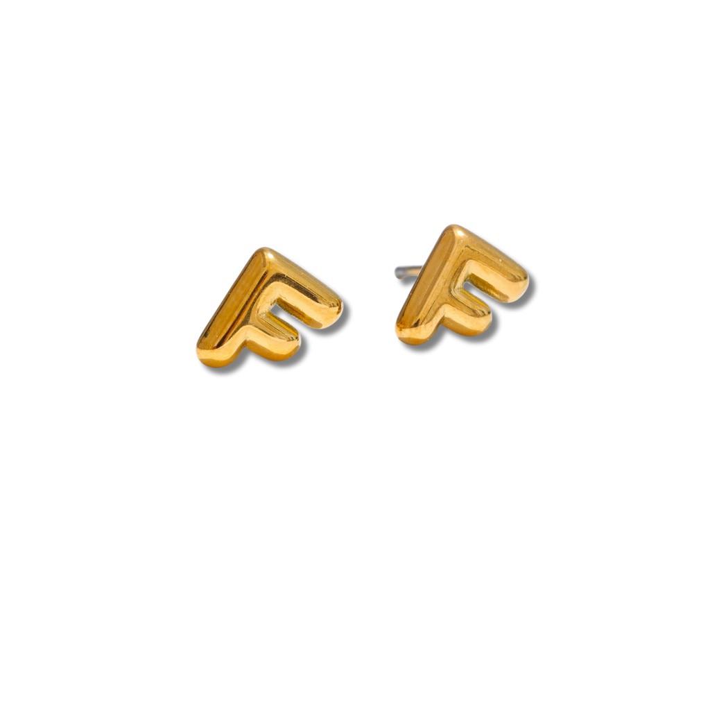 Letter earrings - Opulaire