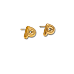 Letter earrings - Opulaire