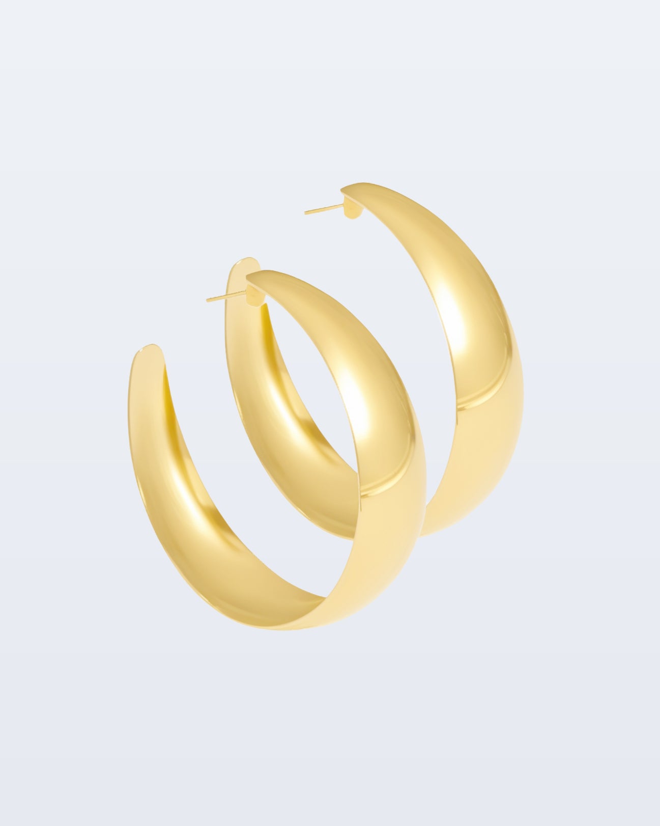 Big hoop earrings