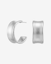 Chunky hoop earrings
