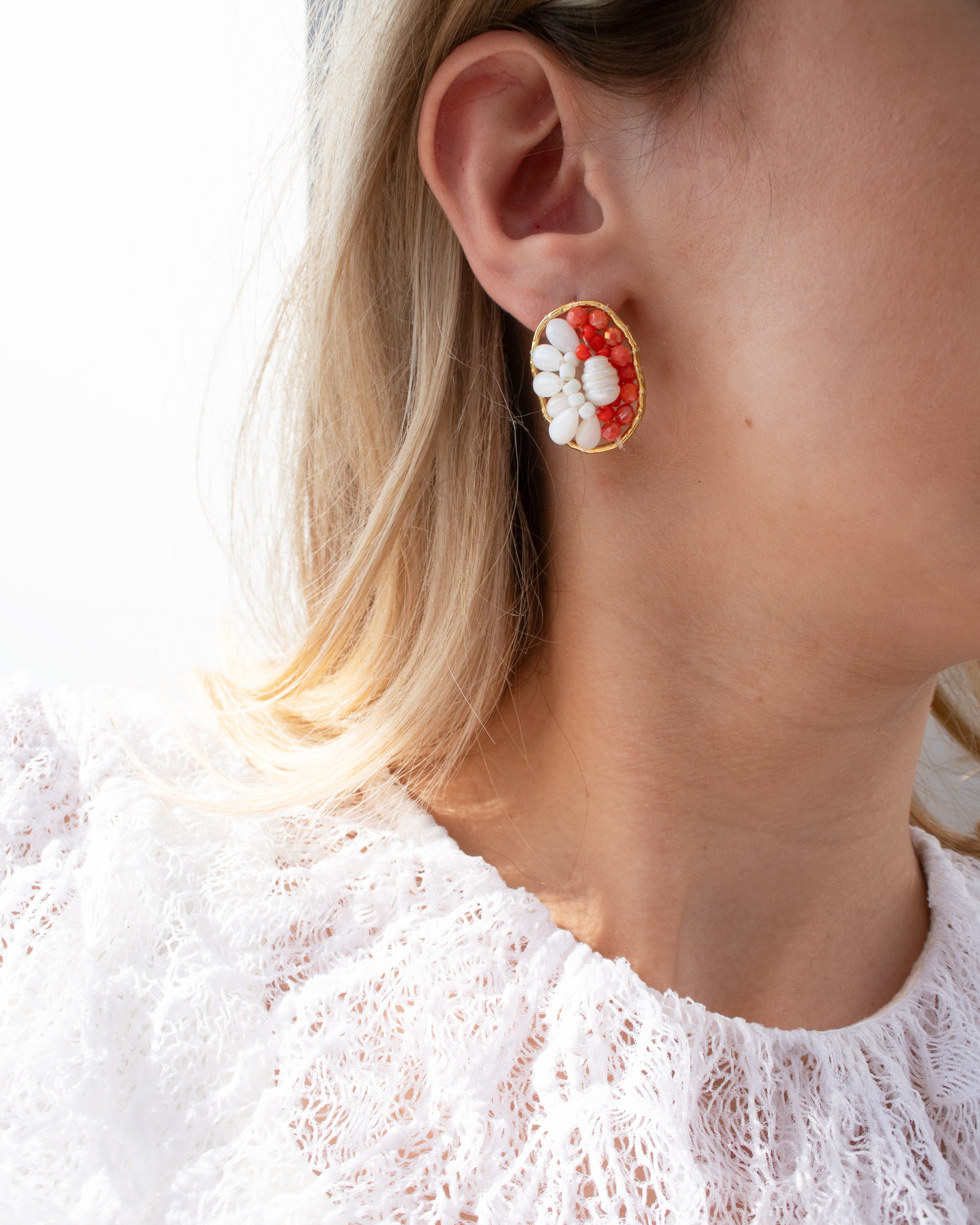 Violet earrings