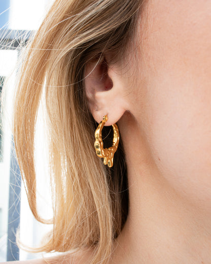 Amber earrings