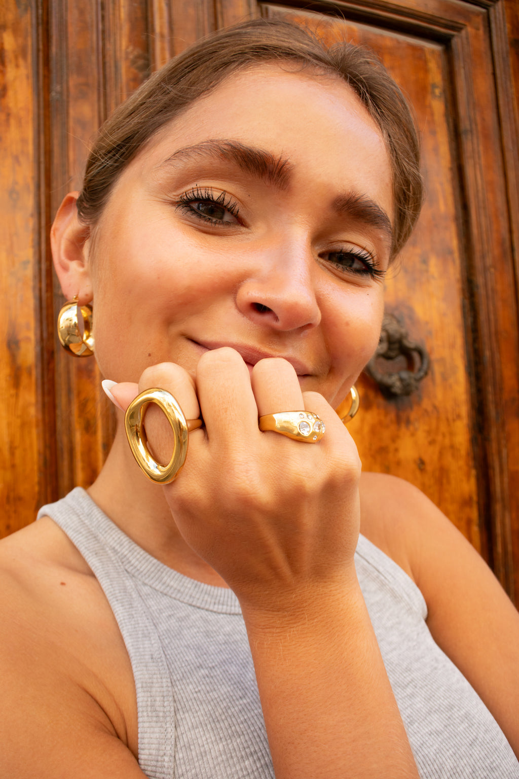 Poza earrings