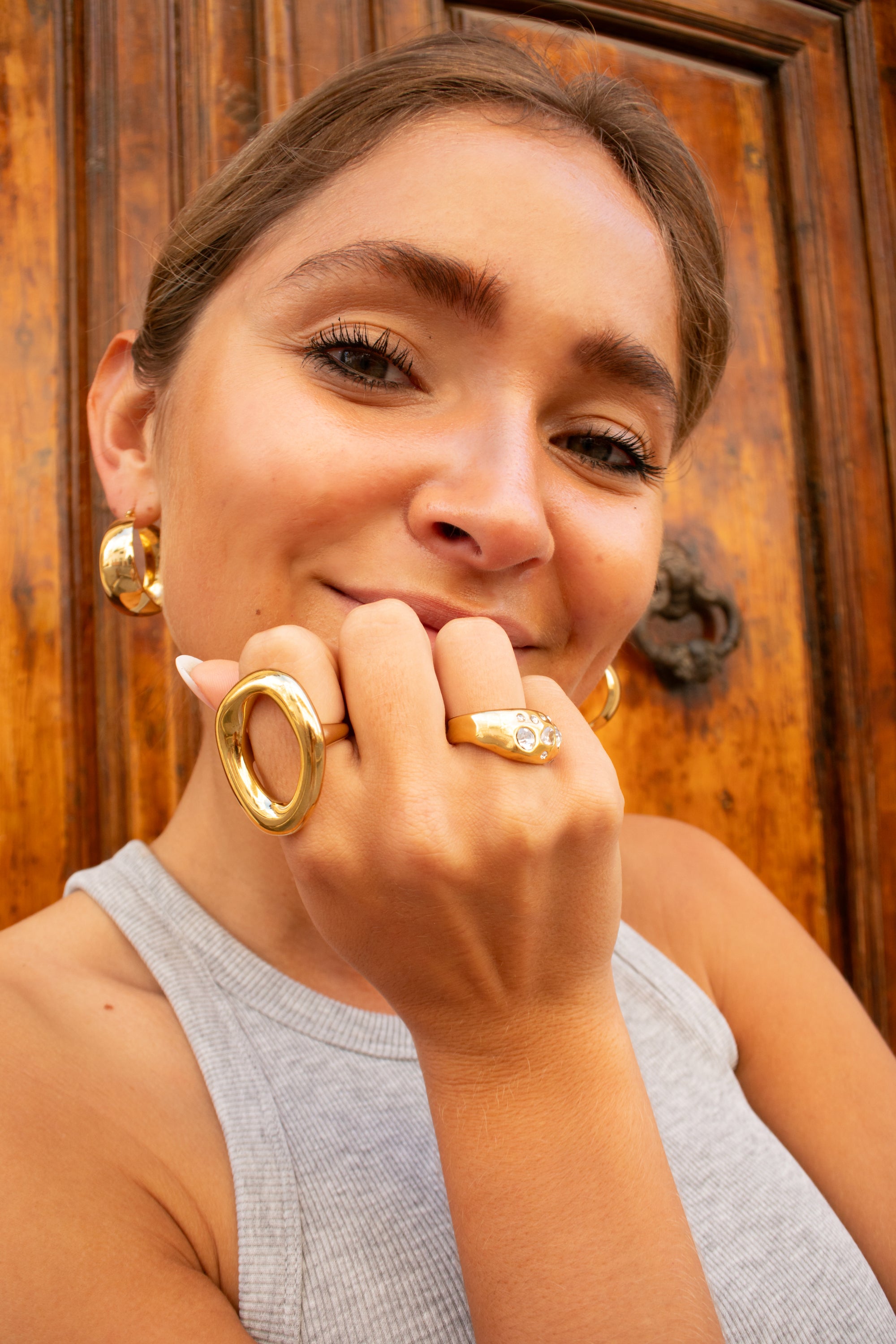 Poza earrings