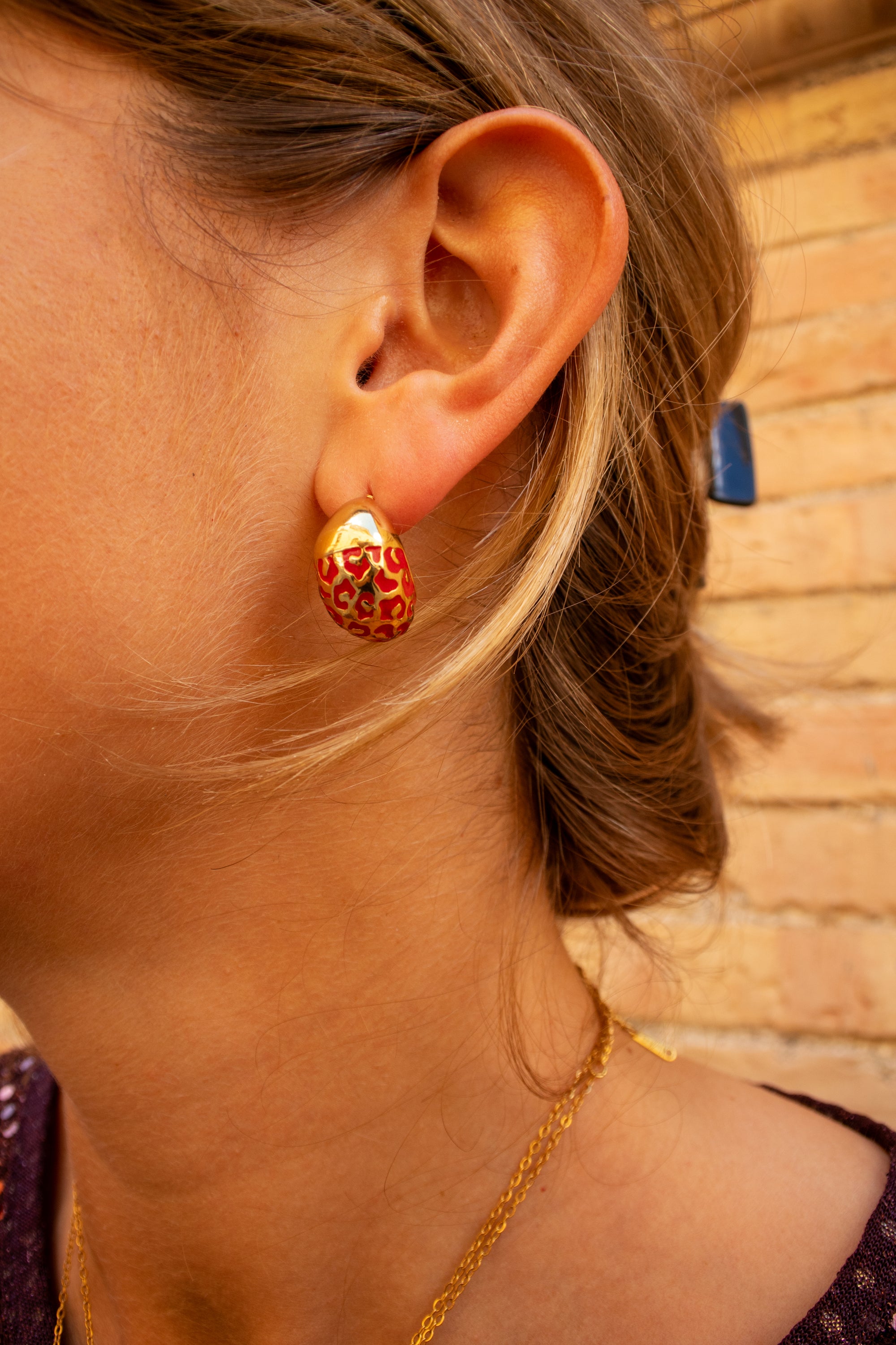 Leo earrings
