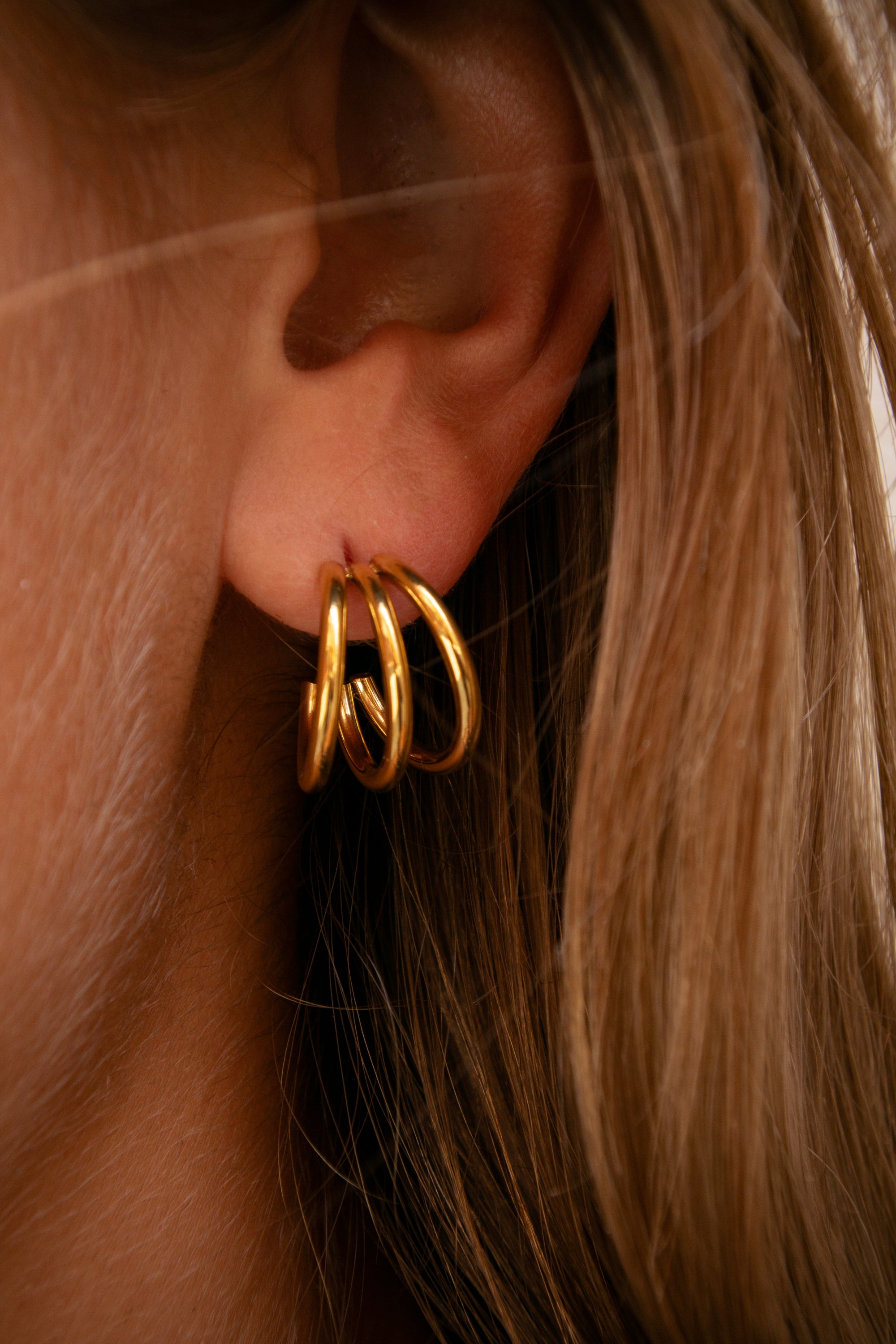 Threeway earrings