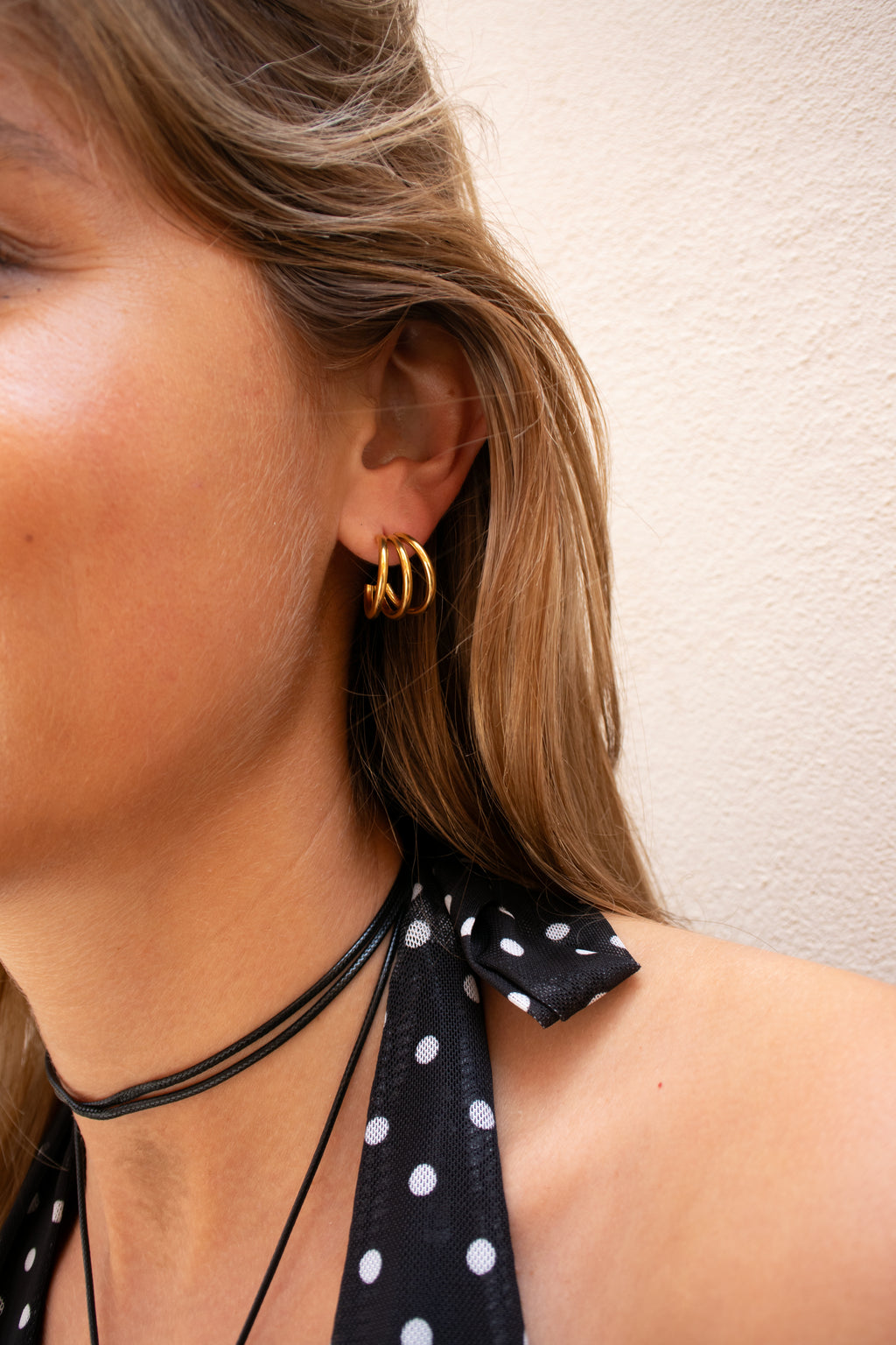 Threeway earrings