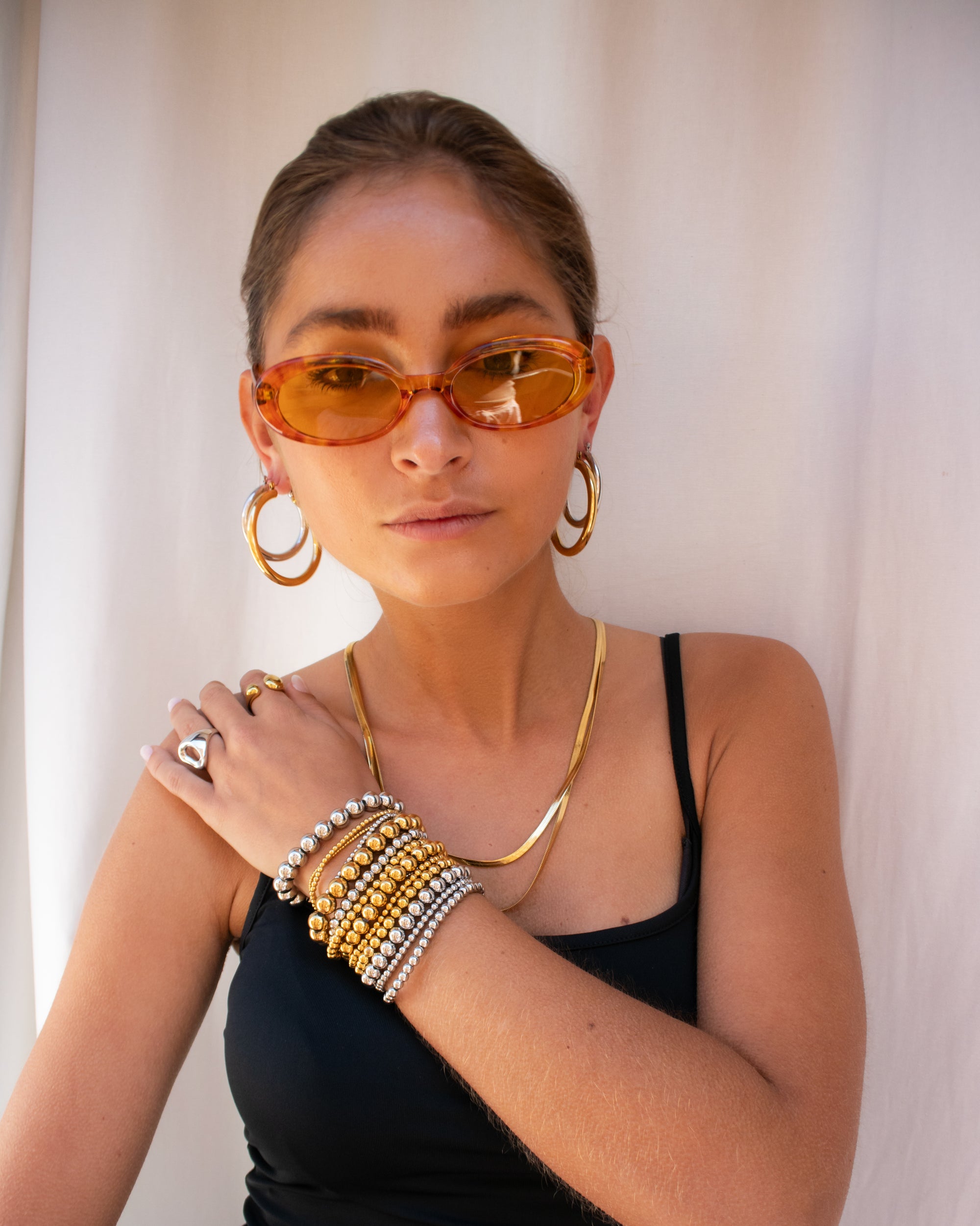 Hoop earrings