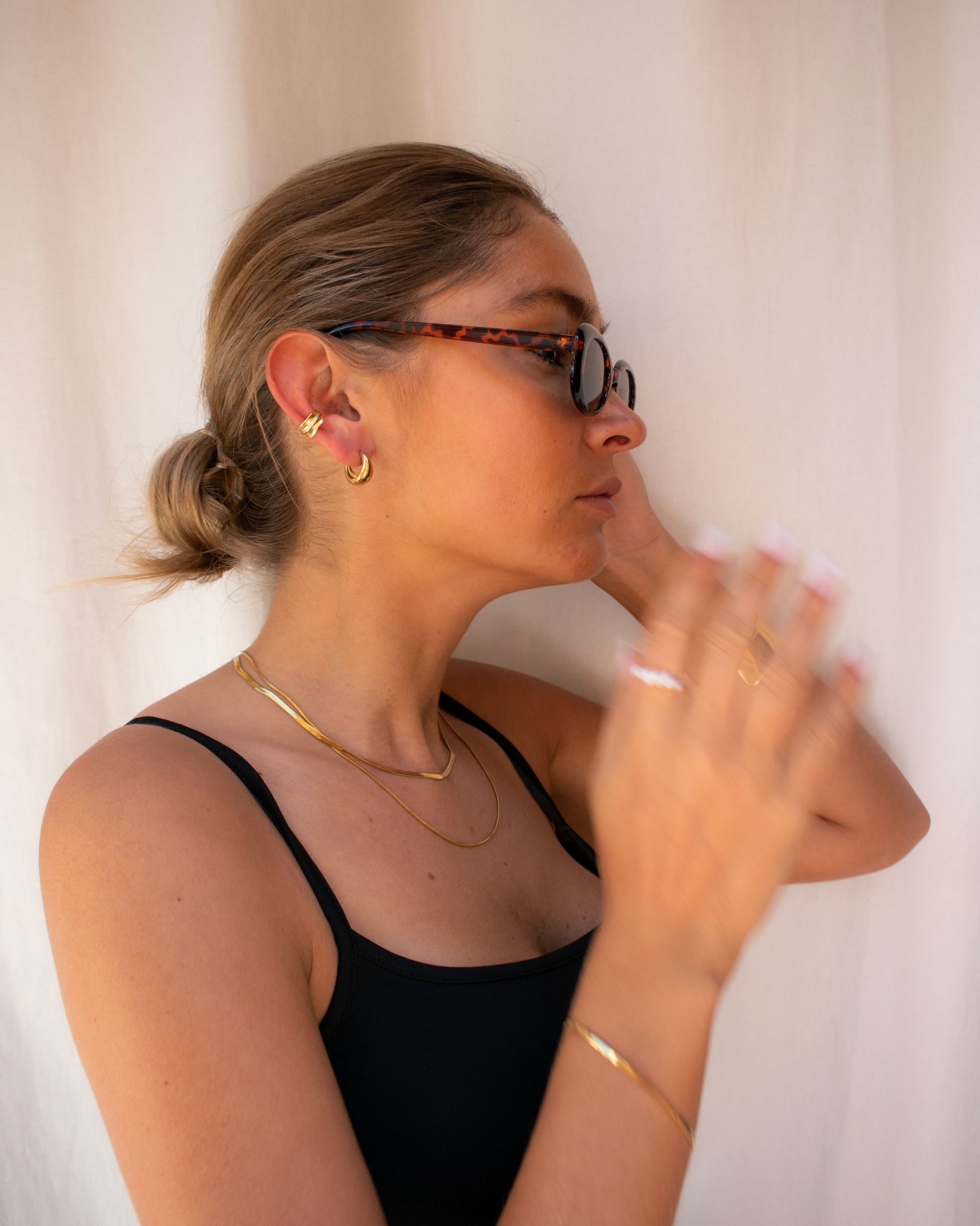Kim clip on earring