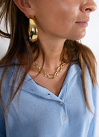Big hoop earrings