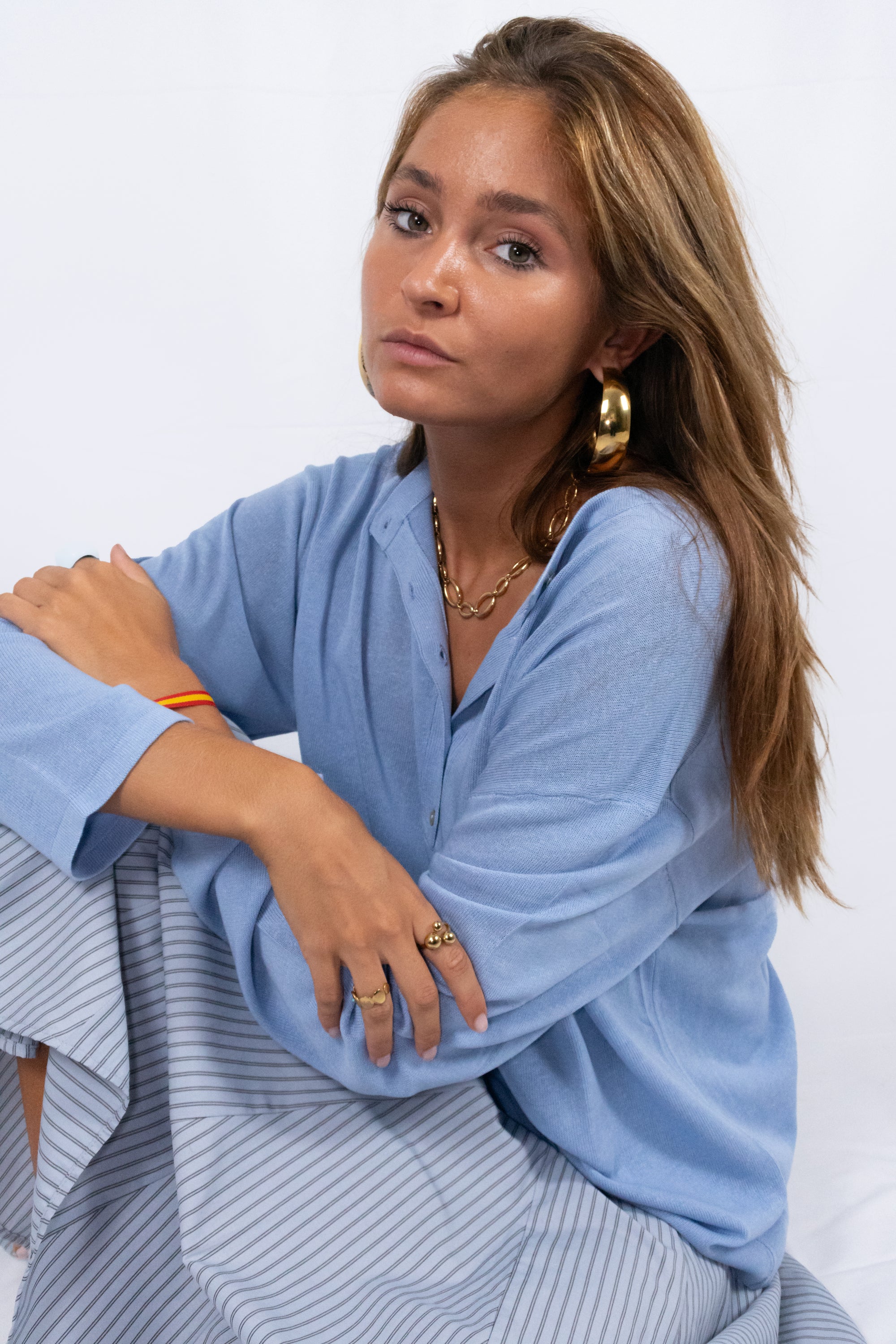 Big hoop earrings