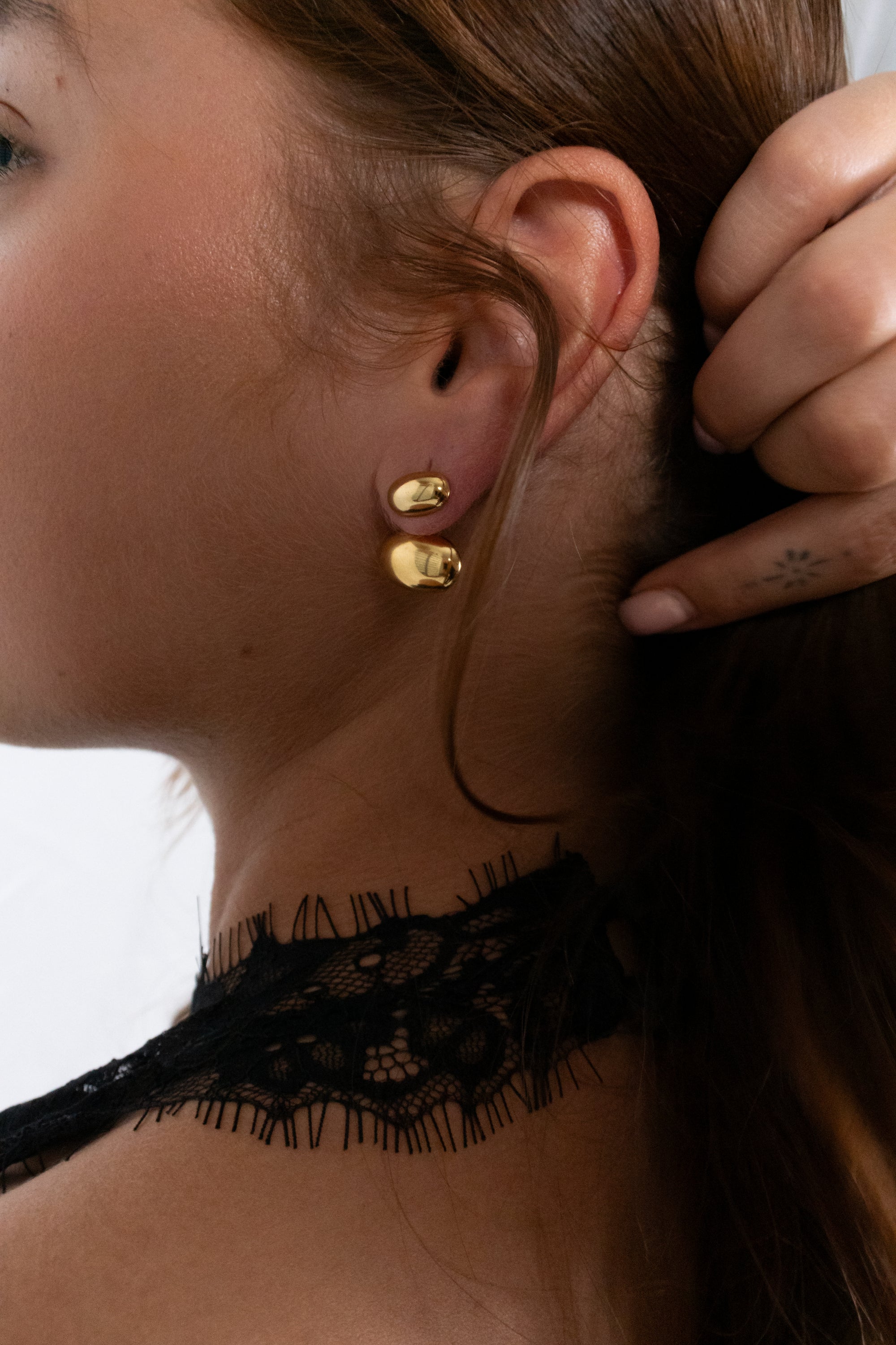 Amber earrings