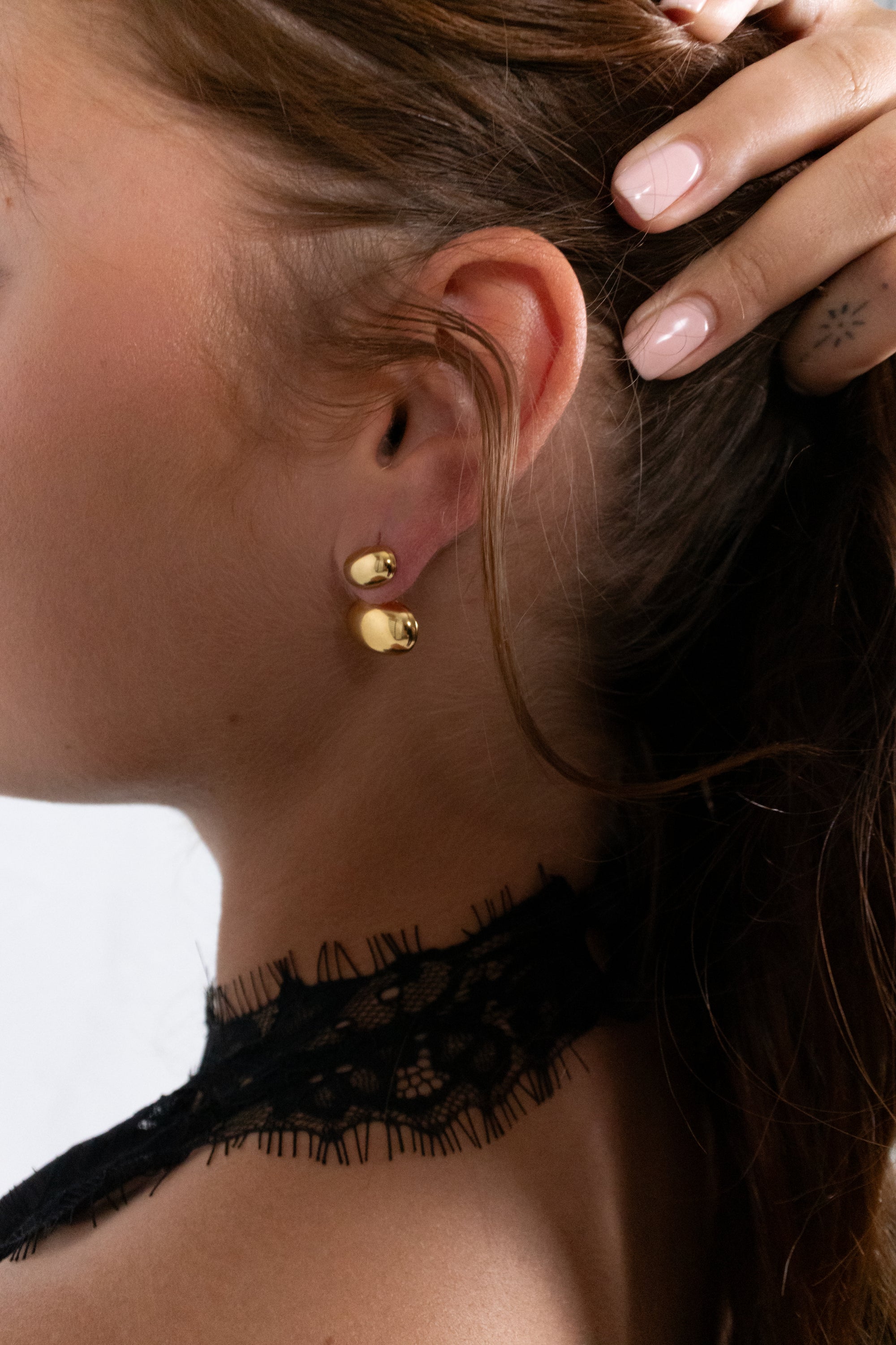 Amber earrings