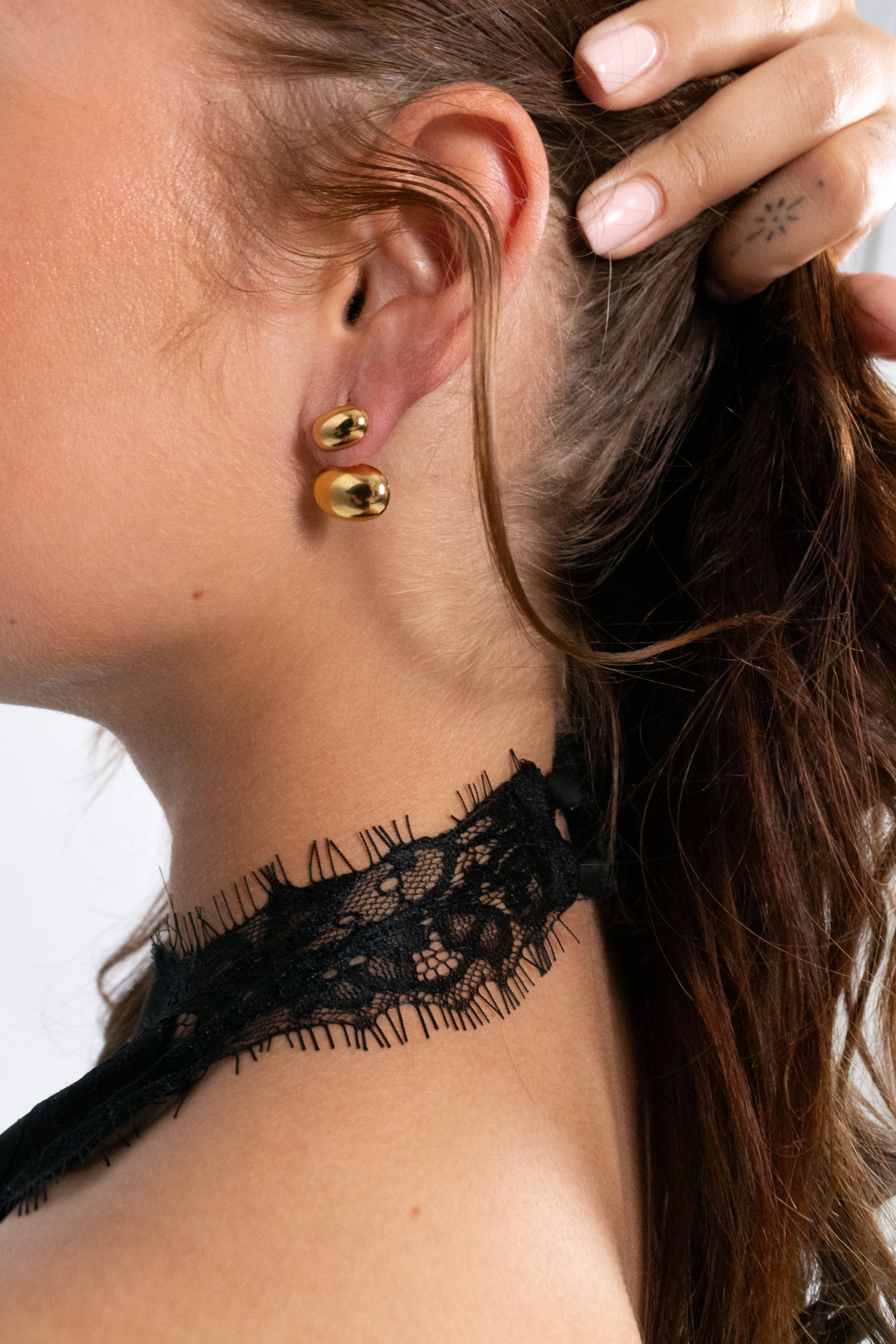Amber earrings