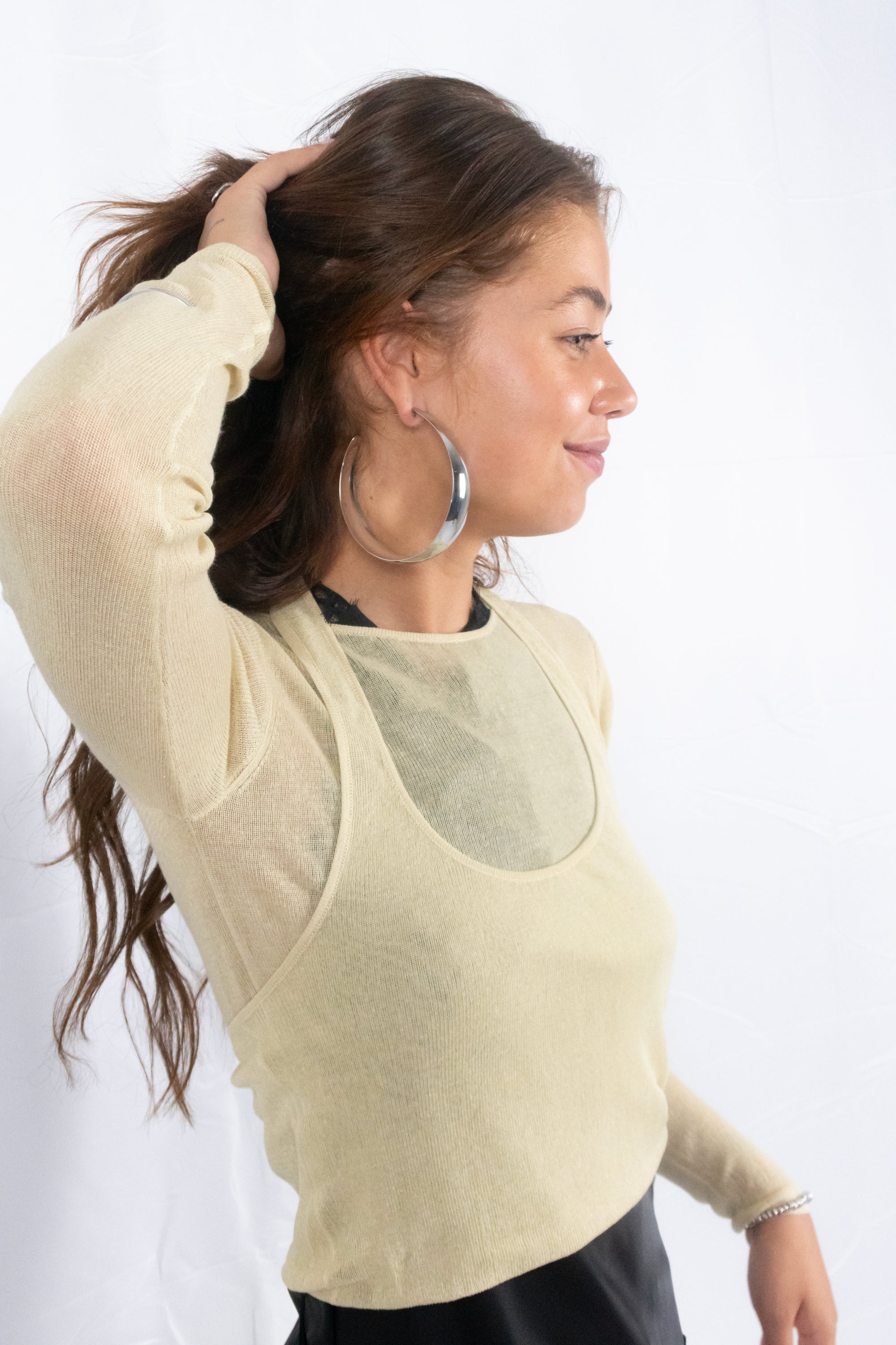 Big hoop earrings