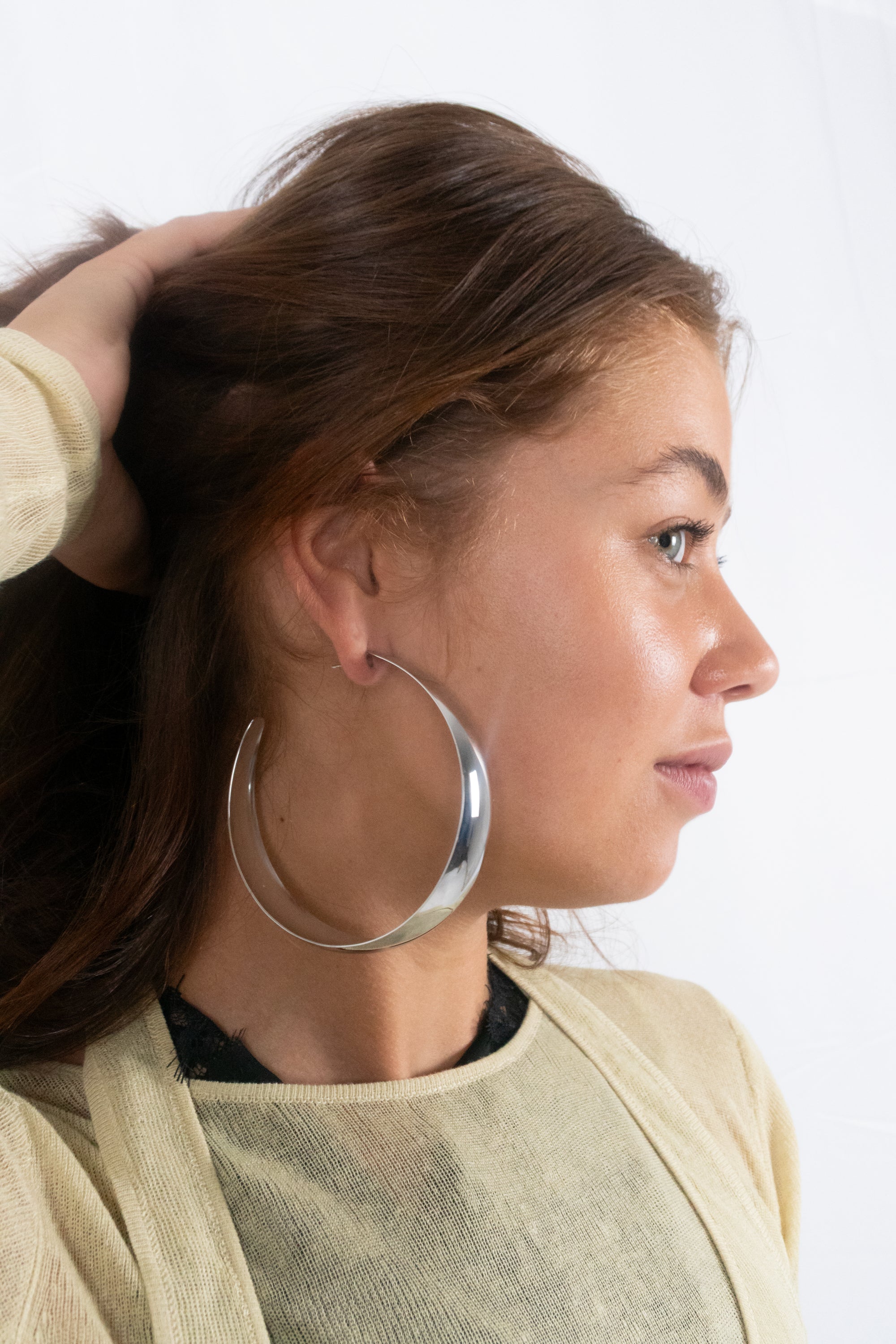 Big hoop earrings