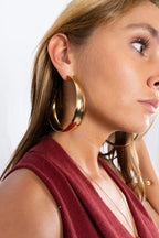 Big hoop earrings