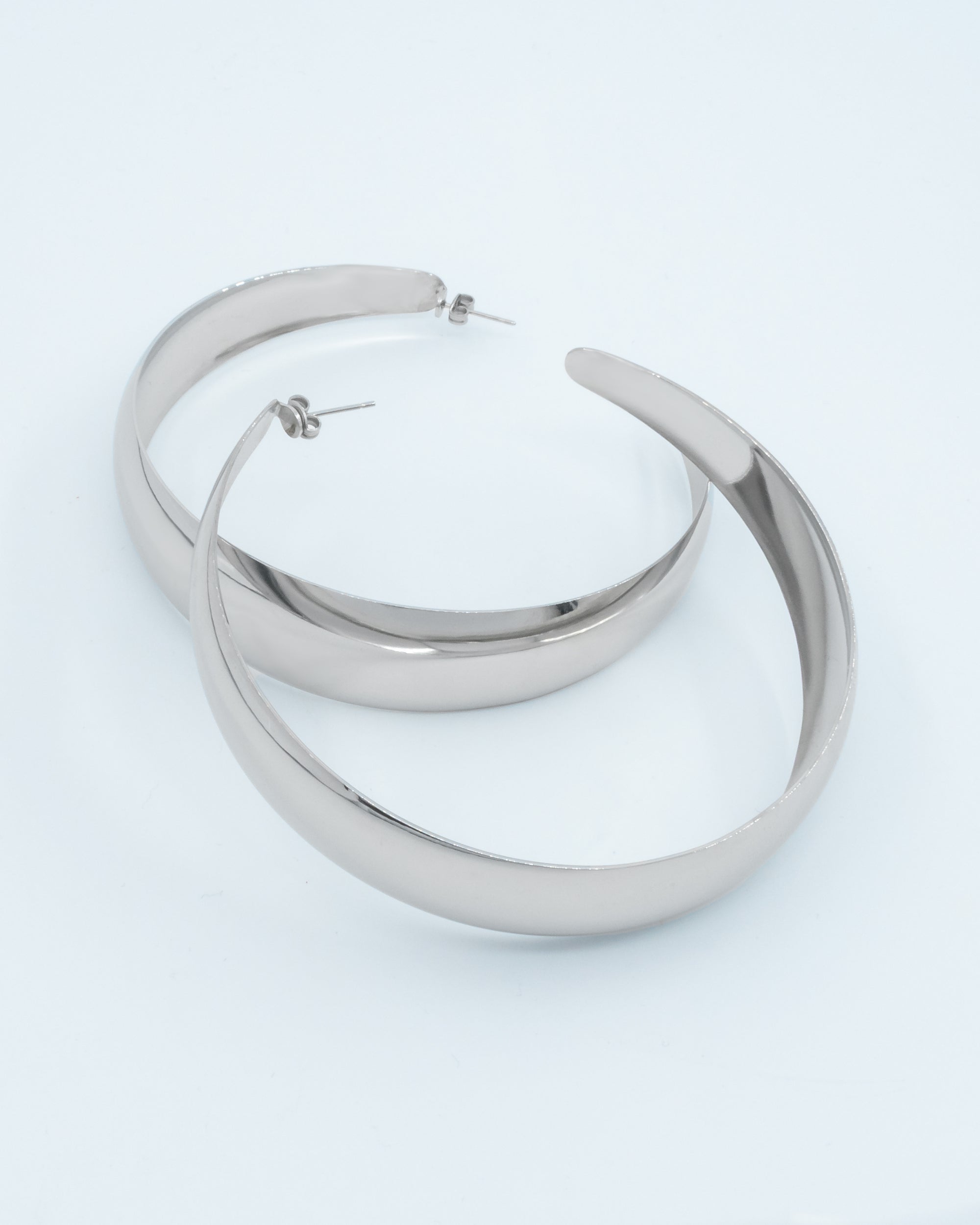 Big hoop earrings