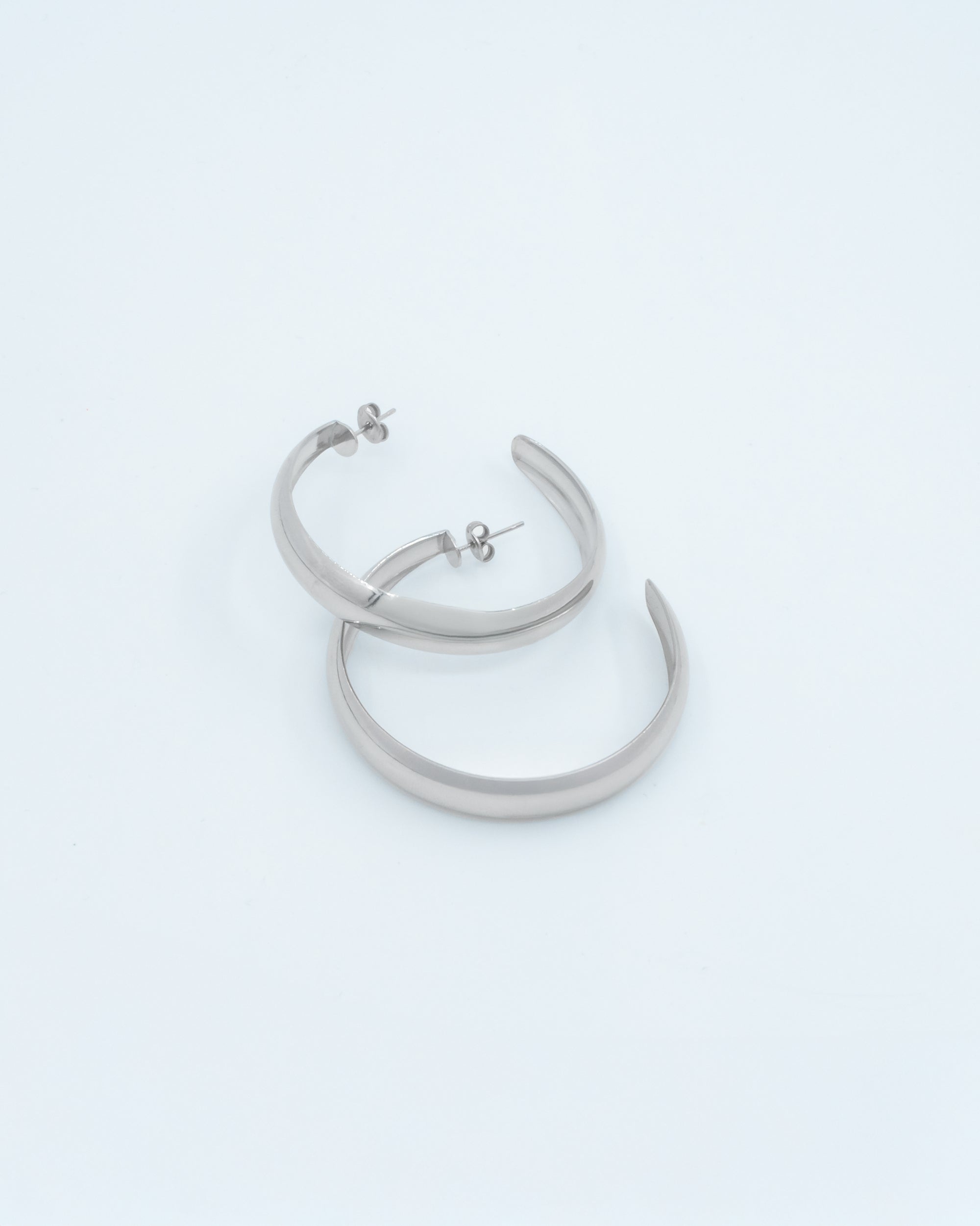 Big hoop earrings
