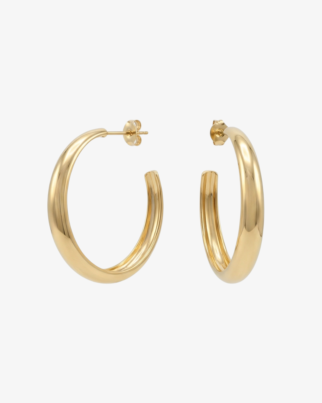 Big hoop earrings small