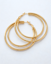 Double hoop earrings