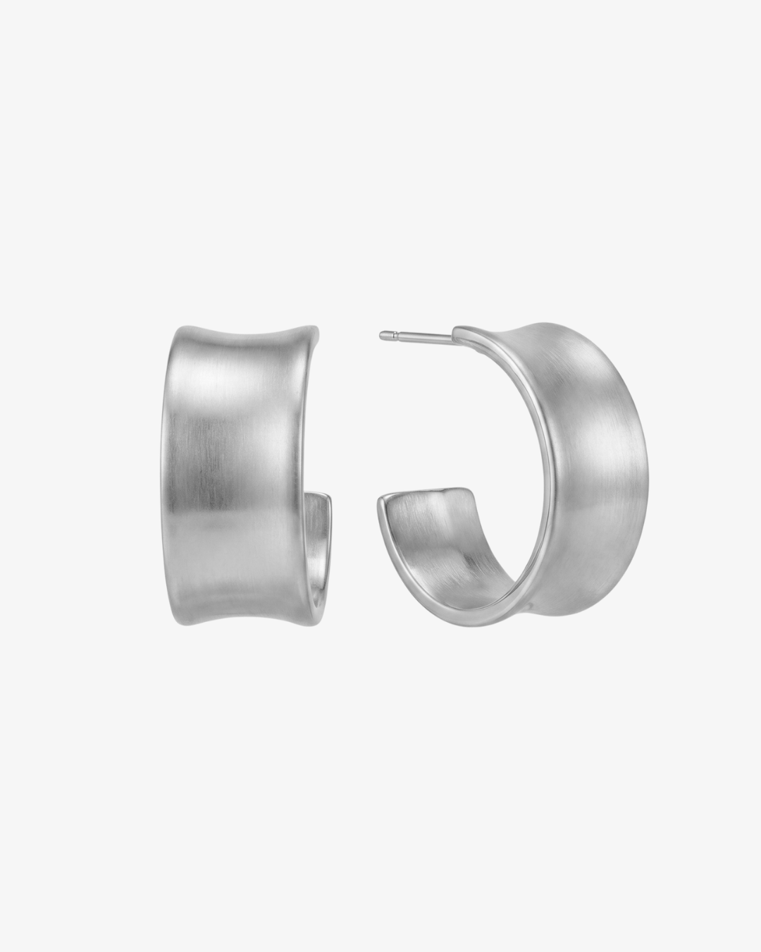 Chunky hoop earrings