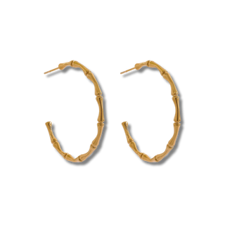 Bamboo earrings - Opulaire