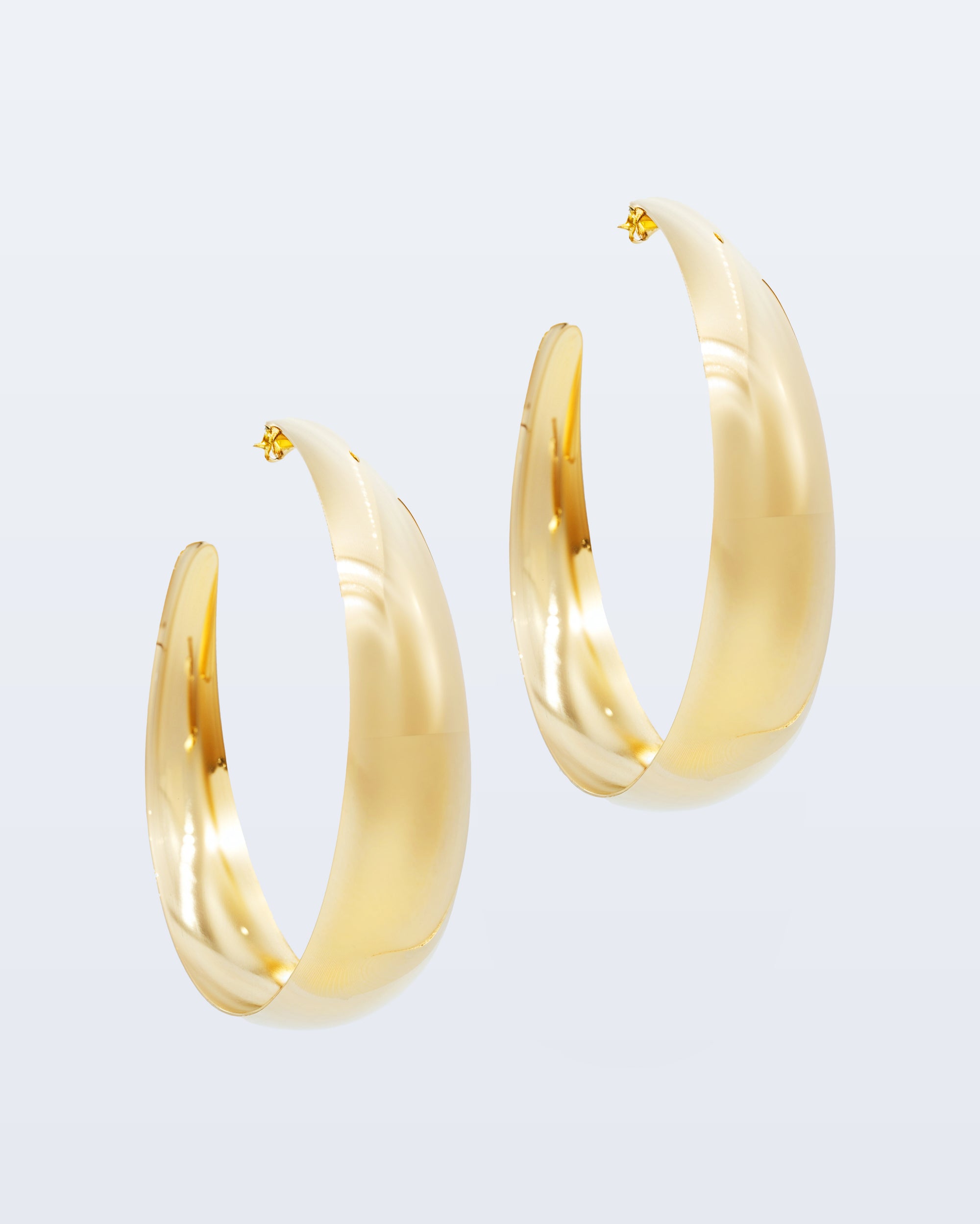 Big hoop earrings