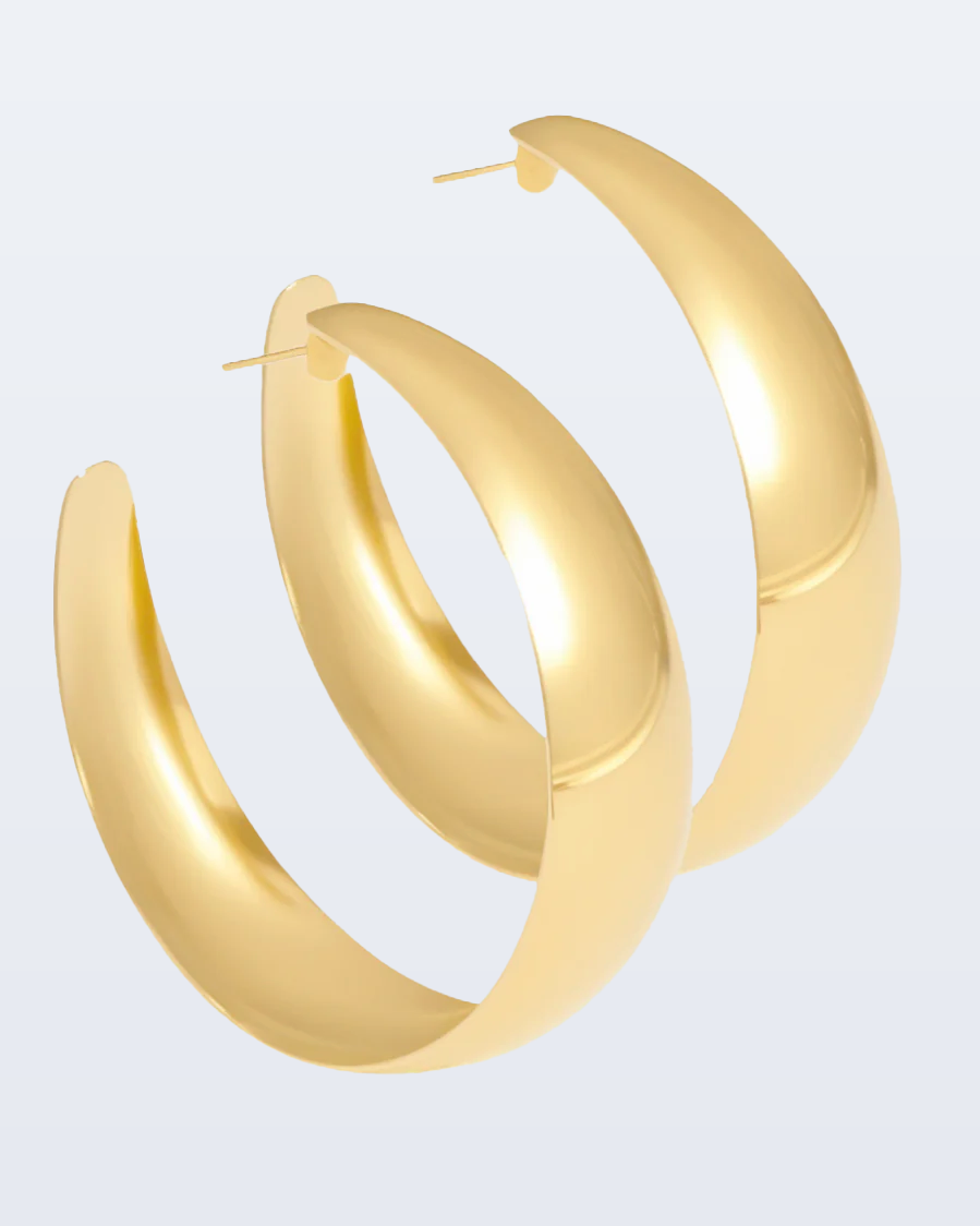 Big hoop earrings
