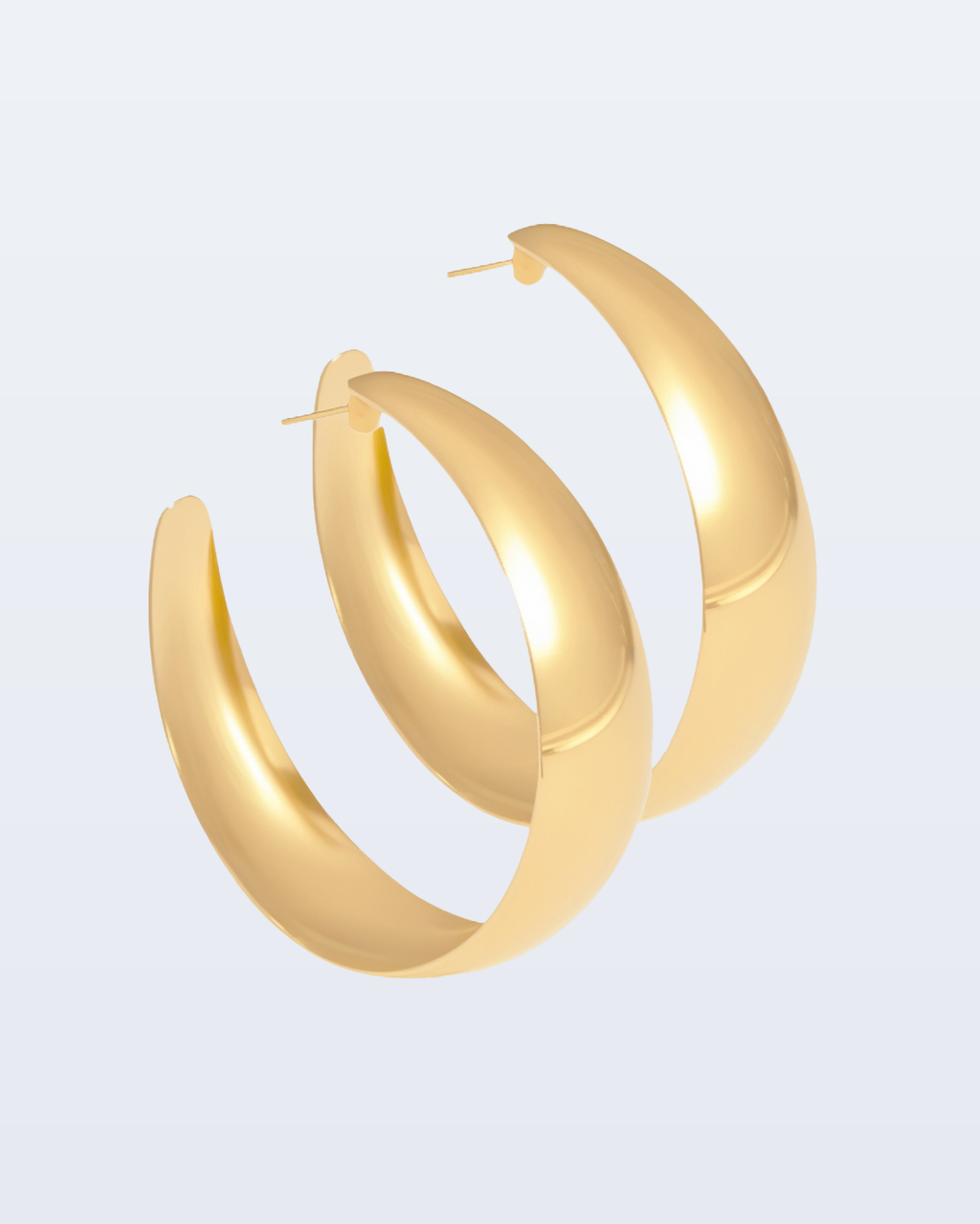 Big hoop earrings