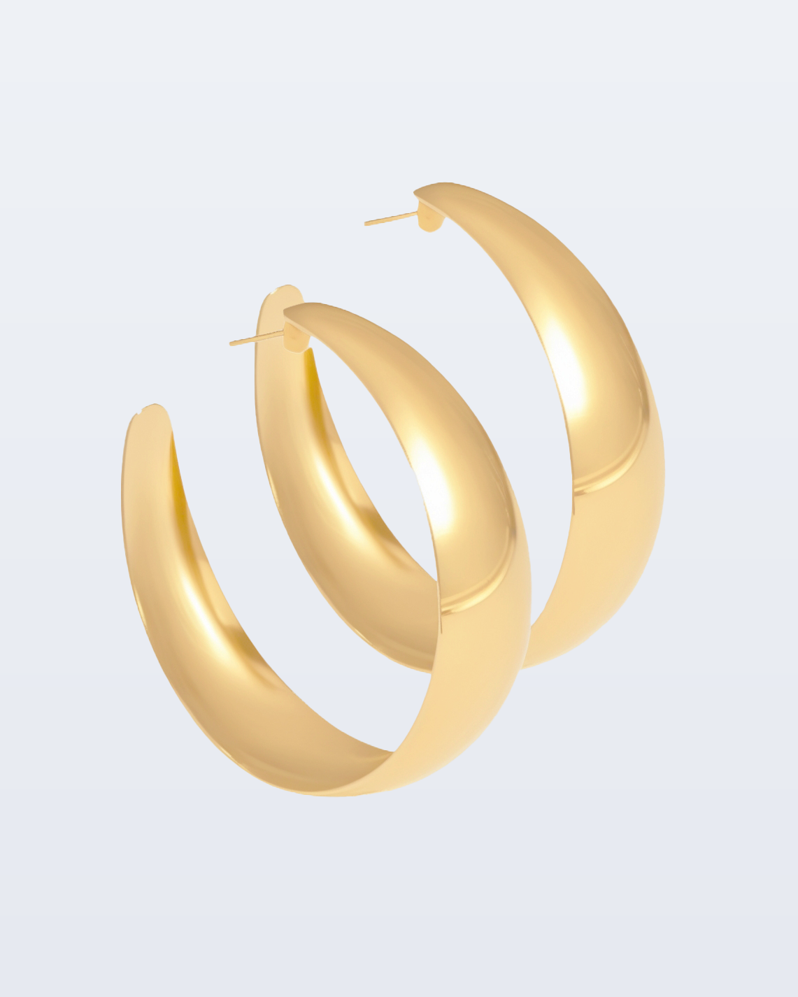 Big hoop earrings