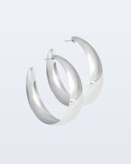 Boucles d'oreilles de gros cerceau