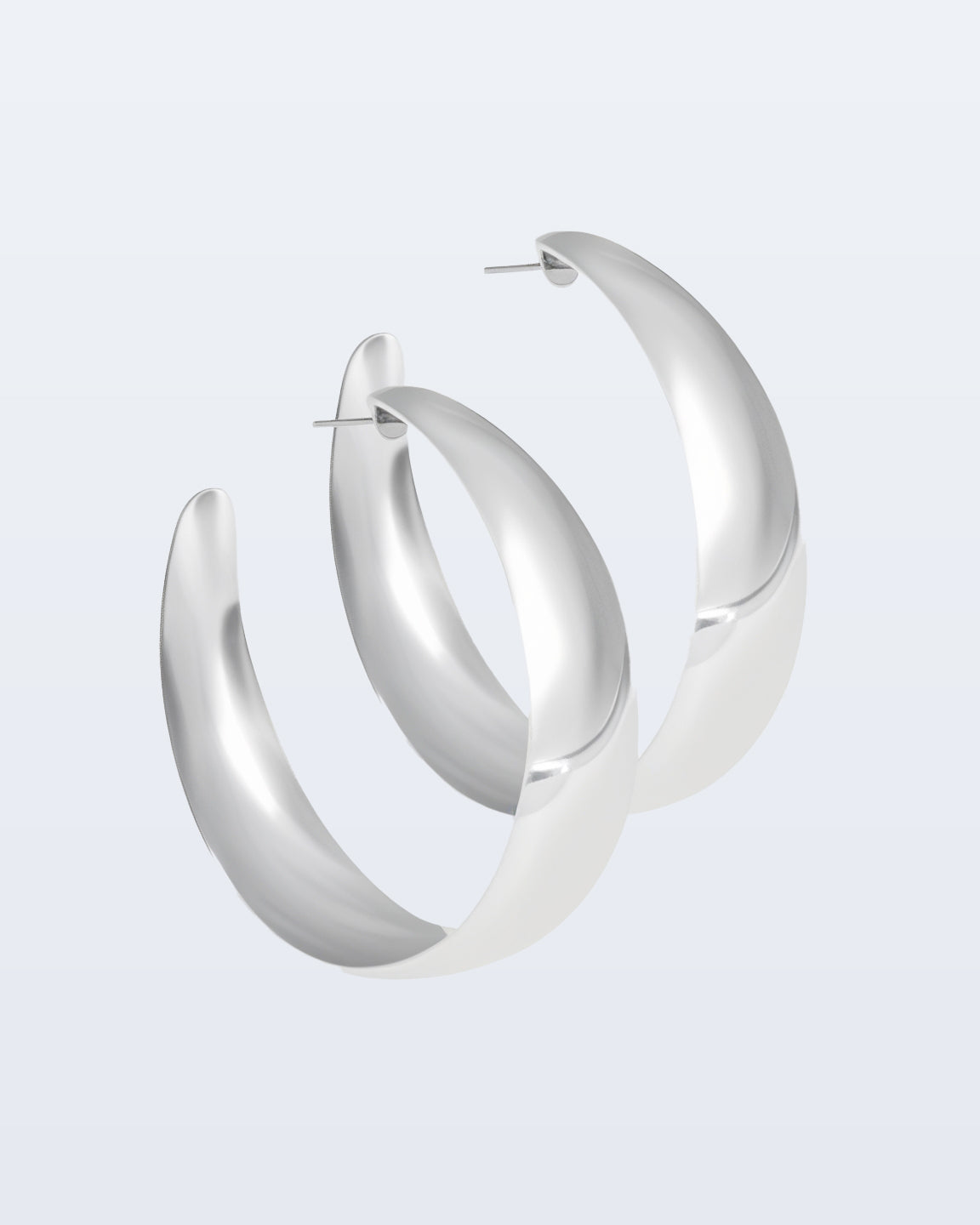 Boucles d'oreilles de gros cerceau