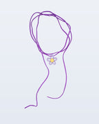 Bloom rope necklace
