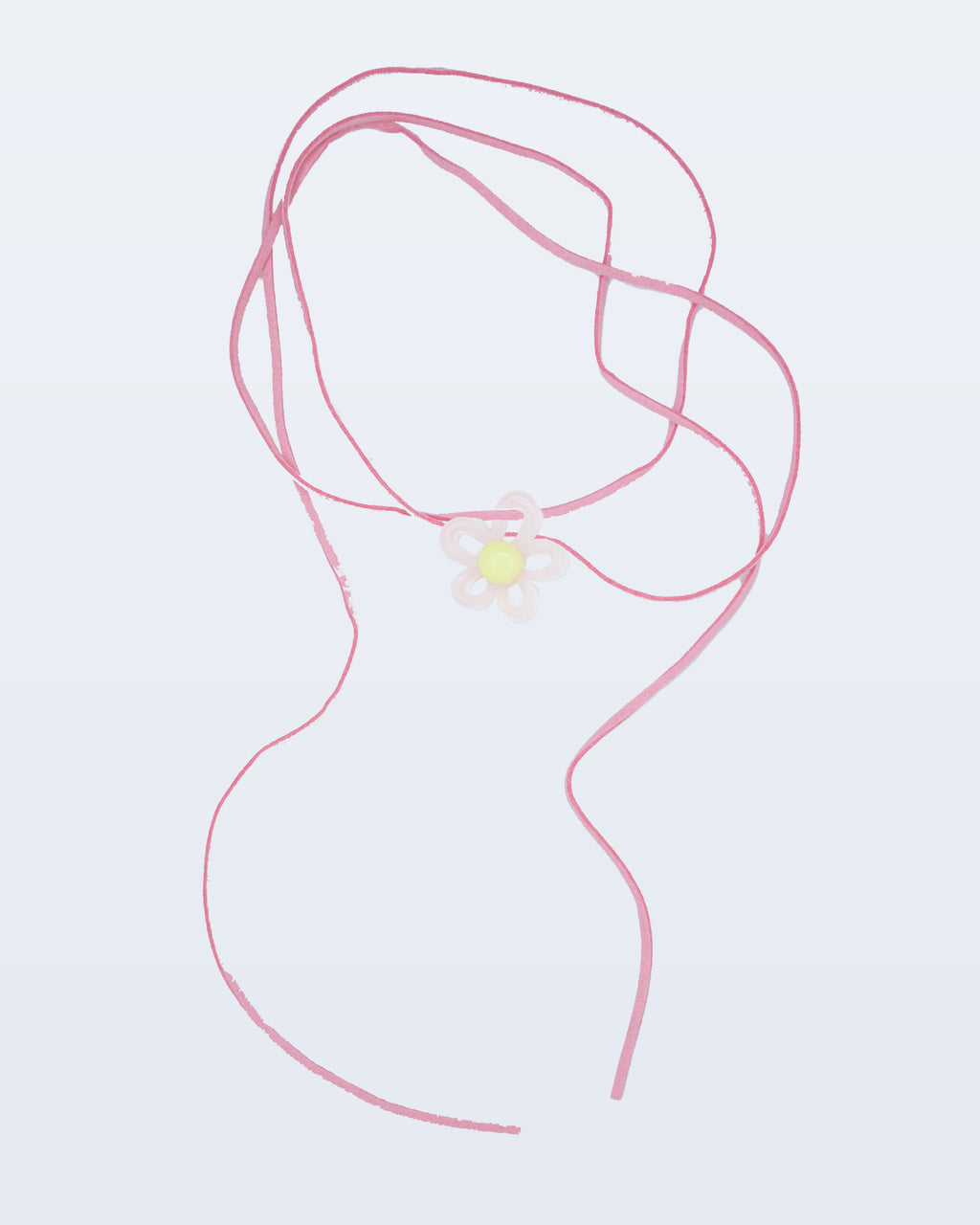 Bloom rope necklace