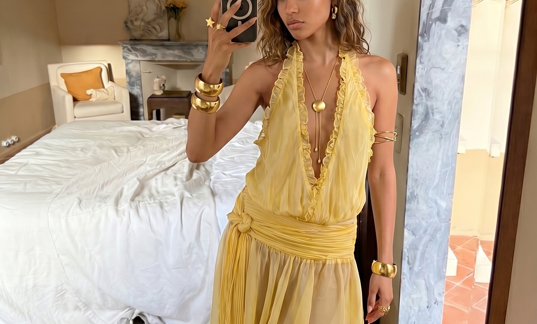 Long necklaces