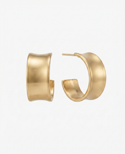 Chunky hoop earrings