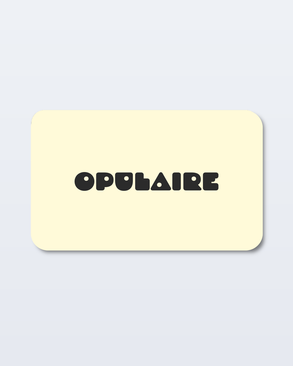 Opulaire e-gift card