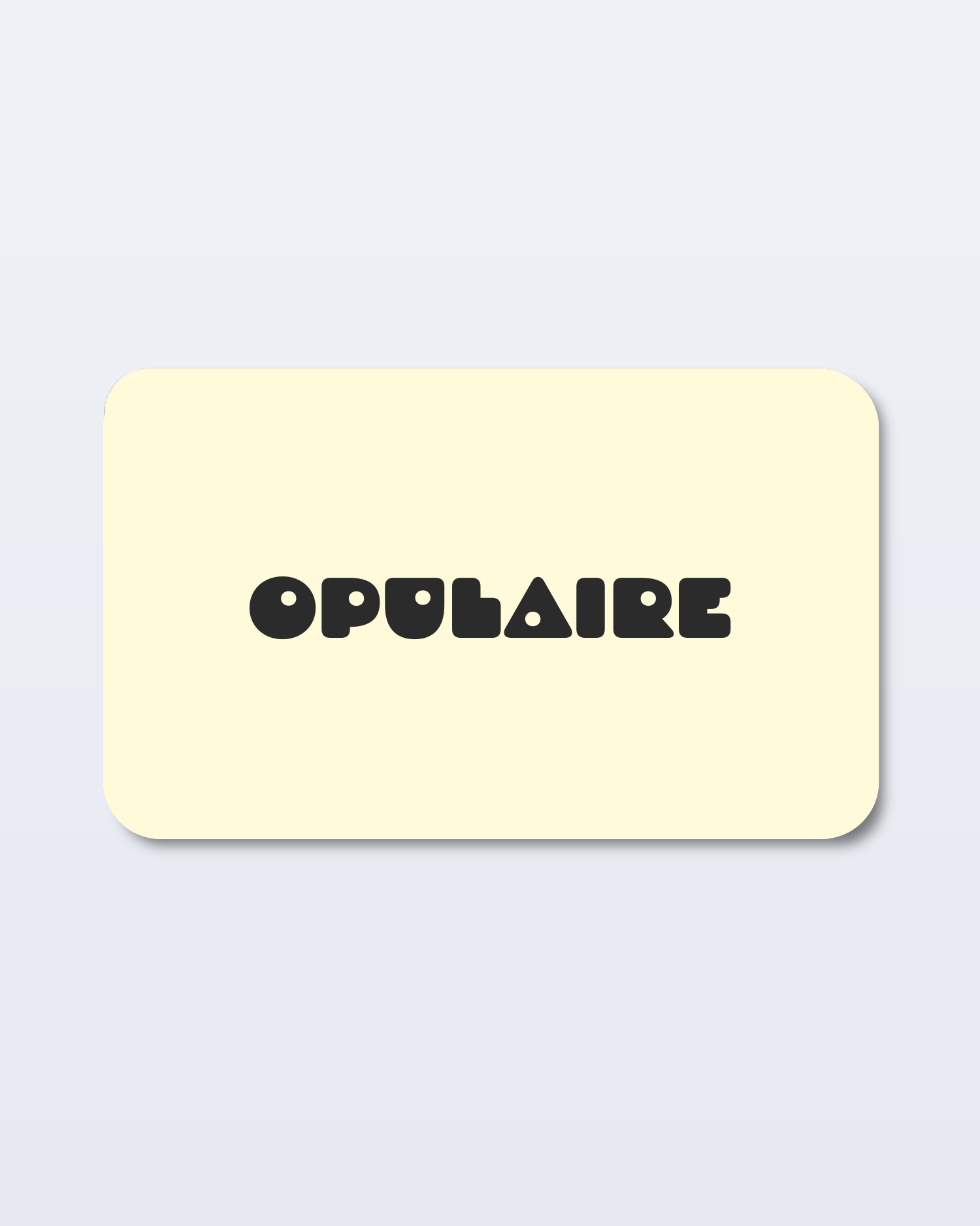 Opulaire e-gift card