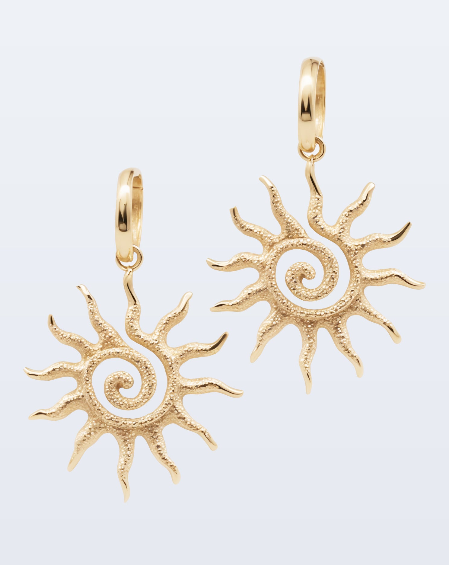 Boucles d'oreilles tourbillonnantes