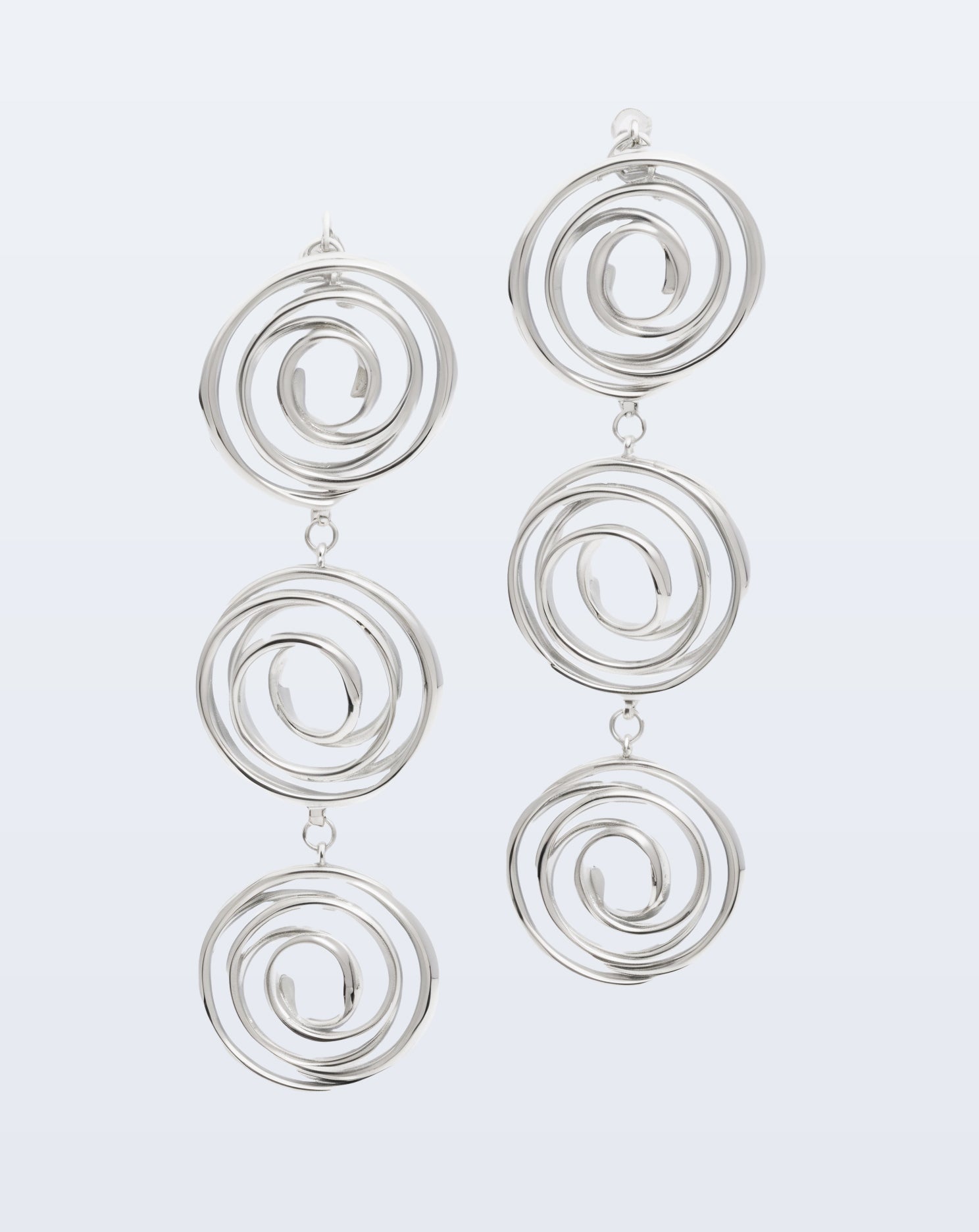 Boucles d'oreilles tourbillonnantes