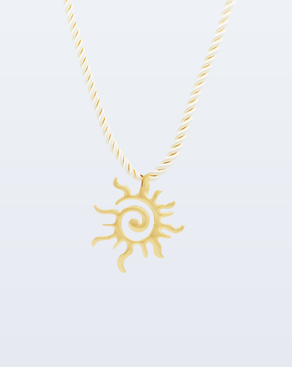 Twirl rope necklace